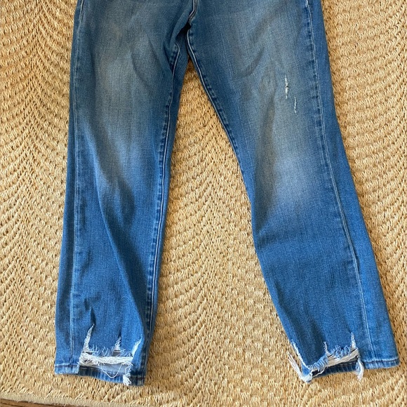 FRAME Le High Ripped Straight Leg Jeans - Picture 11 of 11